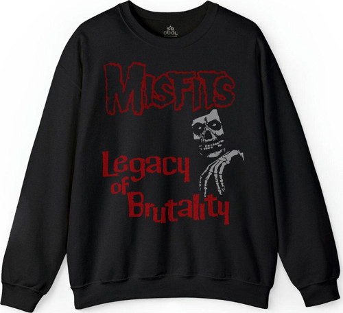 The Misfits Legacy Of BrutAlity Punk Rock Baskılı Sweatshirt
