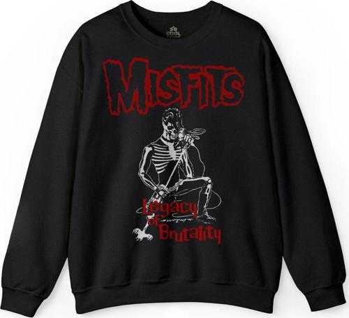 The Misfits Legacy Of BrutAlity Punk Rock Müzik Baskılı Sweatshirt