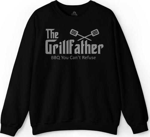The Grill Father Godfather Izgara Mangal Et Baskılı Sweatshirt