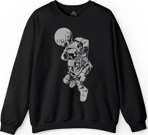 Astronot Nba Basketball Uzay Cosmos Baskılı Sweatshirt