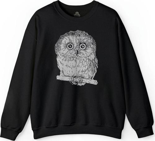 Owl Baykuş Yavru Minik Kuş Baskılı Sweatshirt