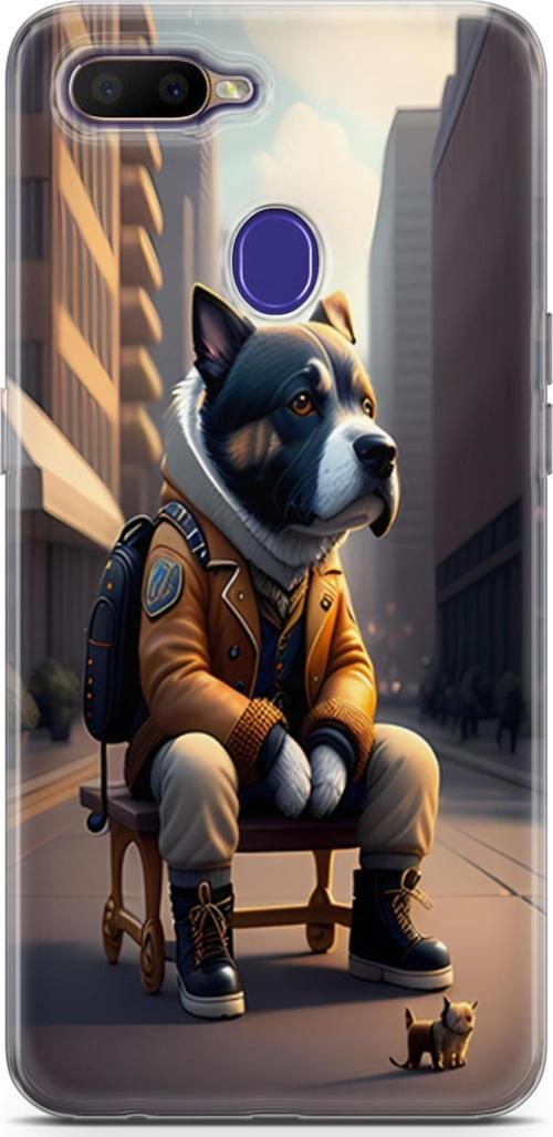 Oppo RX17 Neo Uyumlu Kılıf Yapayzeka 20 Rotweiller Renkli Kılıf