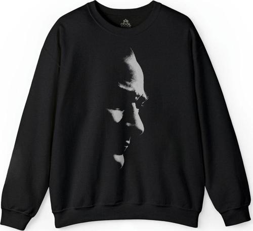 Gazi Mustafa Kemal Atatürk 10 Kasım Fikirler Ölmez Baskılı Sweatshirt