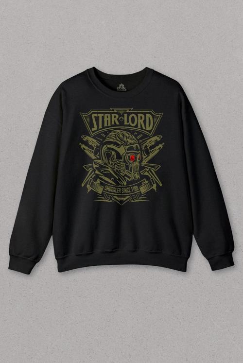 Unisex Sweatshirt Star Lord  Guardians Of The Galaxy 2 Baskılı Sweat