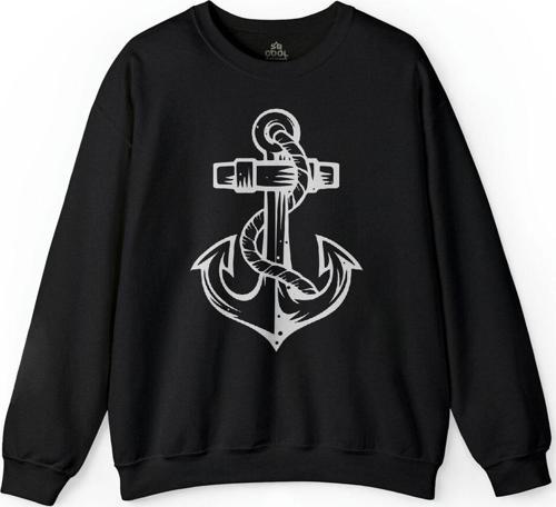 Yelken Demir Çapa Anchor Baskılı Sweatshirt PSW01S-1200