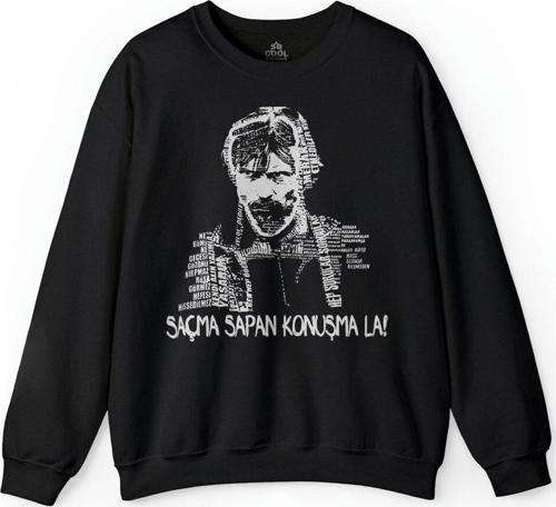 Behzat Ç Saçma Sapan Konuşma La Erdal Beşikçioğlu Baskılı Sweatshirt