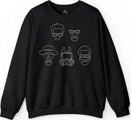 Breaking Bad Heisenberg Br Ba Brom Baryum Baskılı Sweatshirt PSW01S-1158