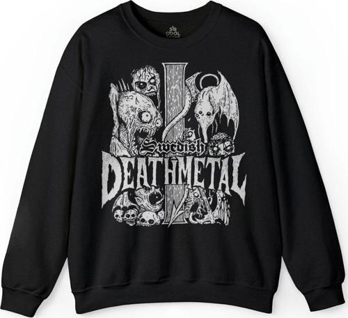 Death Metal Strike Music Band Baskılı Sweatshirt