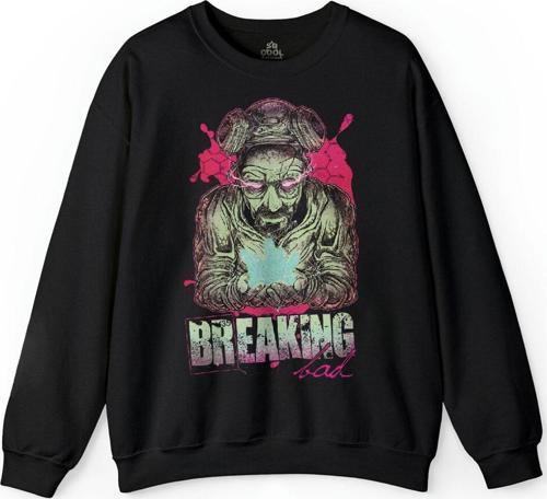 Breaking Bad Walter White Heisenberg Br 35 Baskılı Sweatshirt
