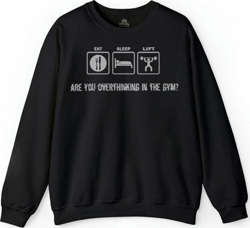Eat Sleep Lıft Gym Bodybuilding Fitness Spor Baskılı Sweatshirt