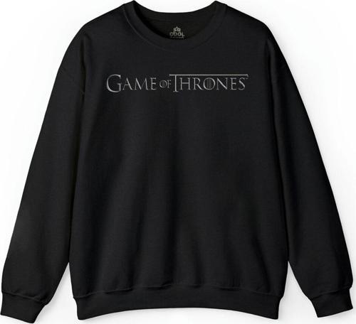 Dizi Game of Thrones Logo Baskılı Sweatshirt