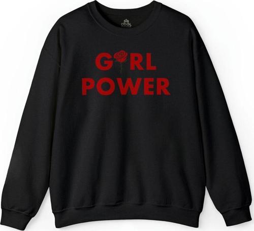 Gırl Power Kızın Gücü Feminist Af  Feminizm Baskılı Sweatshirt