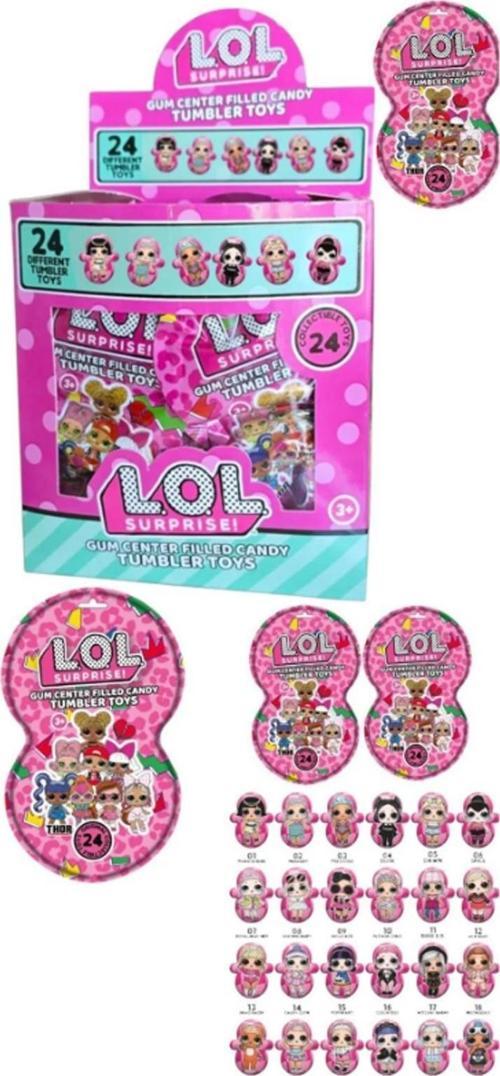 L.O.L SURPRISE Hacıyatmaz Figür Bebek Çeşitleri Ve Şekerleme 24 Adet