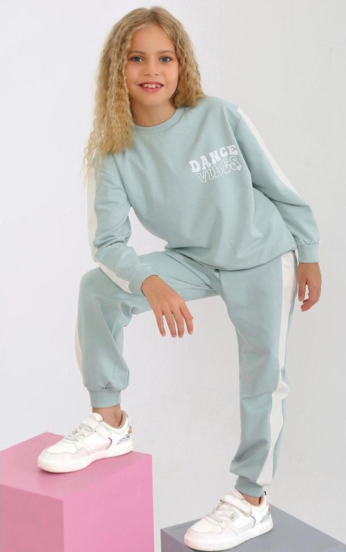 Kız Baskılı 10/14 Yaş 2 İp Eşofman Takım