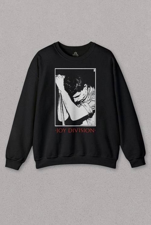 Unisex Sweatshirt Joy Division Ian Curtis 90S Rock Punk Uk Baskılı Sweat