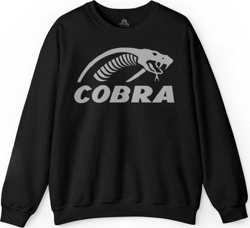 Kral Kara Kobra Yılan King Black Snake Cobra Baskılı Sweatshirt PSW01S-1213