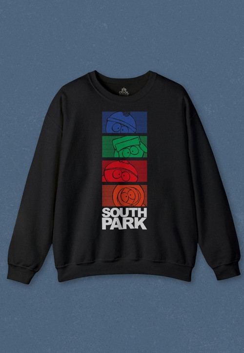 Unisex Sweatshirt South Park Kenny Cartman Kyle Stan Dizi Film Baskılı Sweat PSW01S-4143