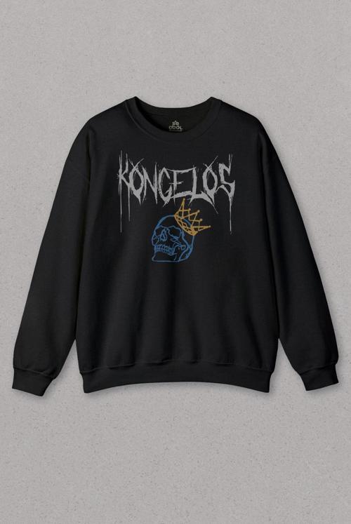 Unisex Sweatshirt Kongelos Kralsız Taç Gothic Urban Baskılı Sweat