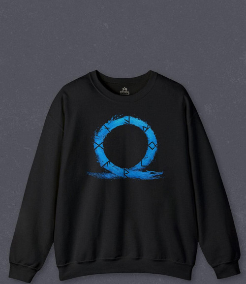 Unisex Sweatshirt God of War Ragnarok Oyun Gamer Baskılı Sweat