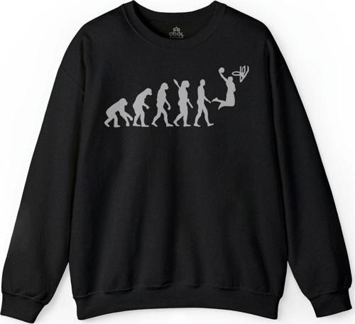 Evolution Human Evrim İnsan Maymun  Basketbol Baskılı Sweatshirt