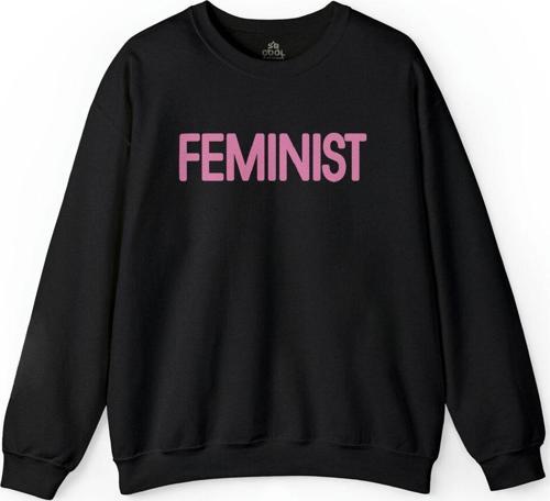 Feminist Af Güçlü Kadın Feminizm Baskılı Sweatshirt
