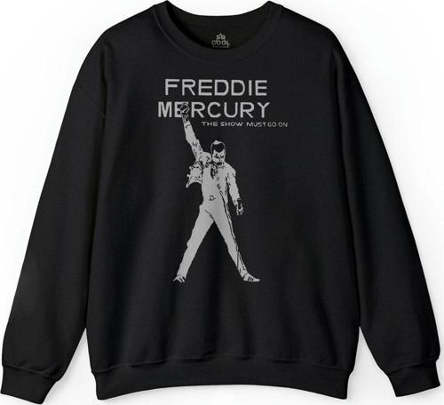Freddie Mercury Eagle Rock Queen We Are The Champion Baskılı Sweatshirt
