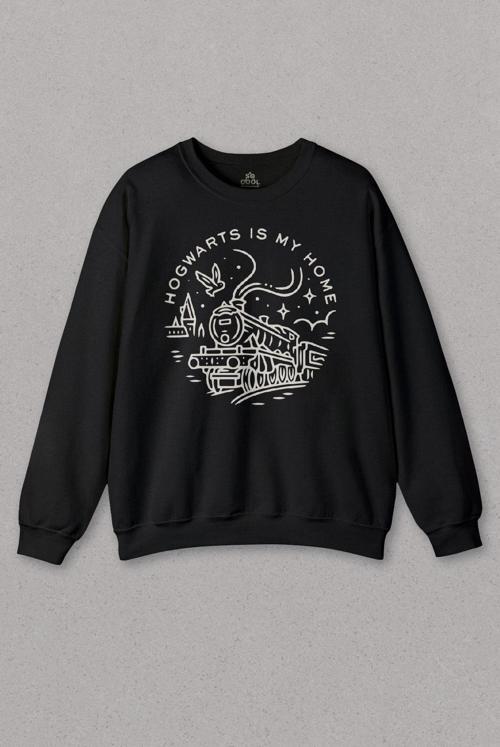 Unisex Sweatshirt Tren Potterhead Hogwarts Magic Baskılı Sweat