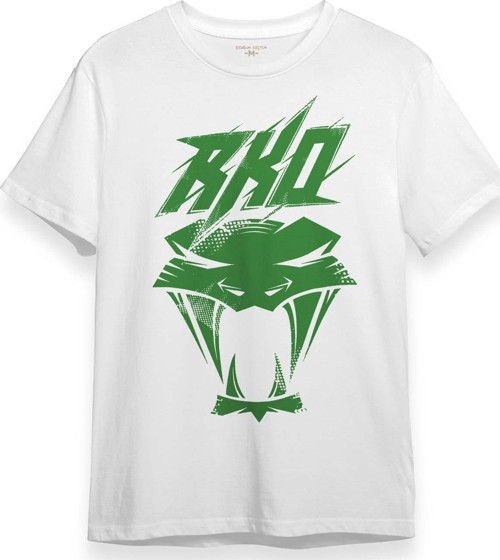 Green Viper Venom Randy Orton Yılan Wwe RKO Gym Spor Fight Güreş Baskılı Beyaz Tişört