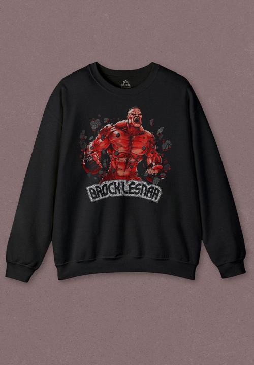 Unisex Sweatshirt Brock Lesnar Wwe Ufc Amerikan Güreşi Spor Baskılı Sweat PSW01S-4097