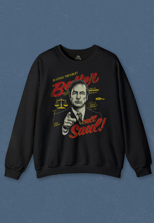 Unisex Sweatshirt Better Call Soul Breaking Bad Dizi Film Baskılı Sweat