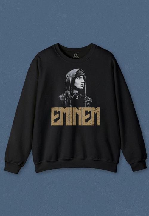 Unisex Sweatshirt Eminem Rap Hiphop 8 Mile Shady Baskılı Sweat