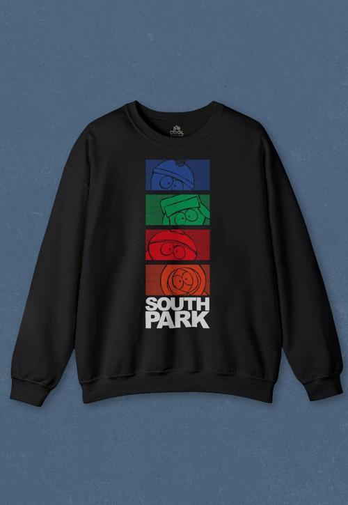 Unisex Sweatshirt South Park Kenny Cartman Kyle Stan Dizi Film Baskılı Sweat PSW01S-4143