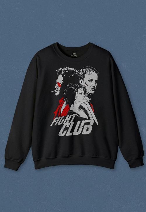 Unisex Sweatshirt Fight Club Film Marla Tyler Durden Baskılı Sweat