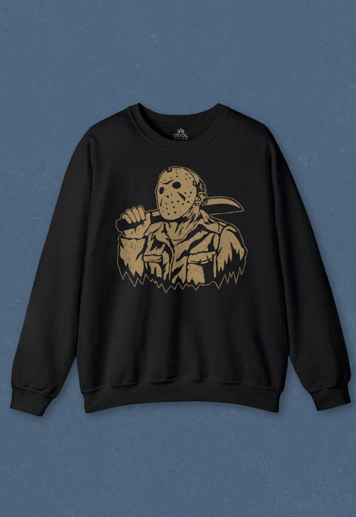 Unisex Sweatshirt Jason 13. Cuma Korku Film Friday Baskılı Sweat