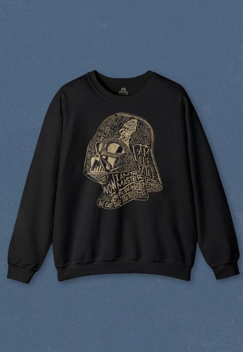 Unisex Sweatshirt Star Wars Darth Vader Anakin Skywalker Baskılı Sweat