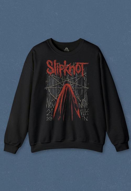 Unisex Sweatshirt Slipknot Metal Müzik Rock Music Baskılı Sweat