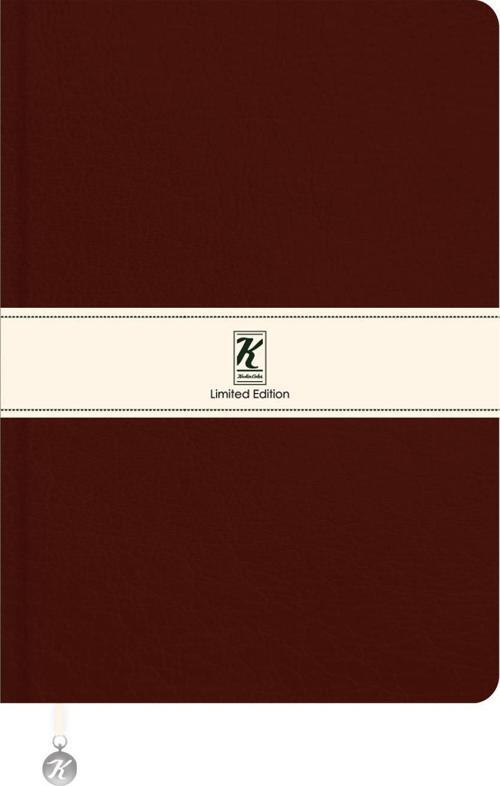 A5 Çizgili Termo deri ve Esnek Kapak Limited Edition Defter - Kahverengi