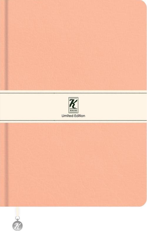 A5 Çizgili Termo deri ve Esnek Kapak Limited Edition Defter - Somon