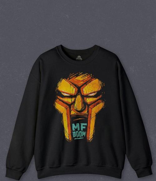 Unisex Sweatshirt Mf Doom Hip Hop Doomsday J Dilla Rap Baskılı Sweat