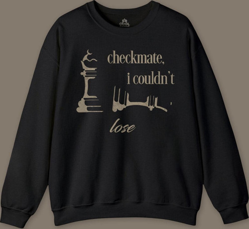 Mastermind Taylor Swift Midnights Şarkı 1989 Baskılı Siyah Baskılı Sweatshirt