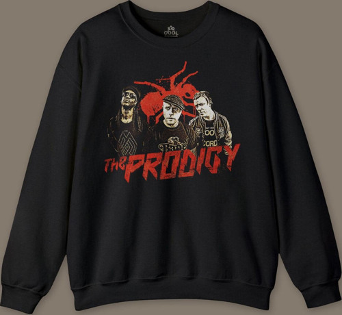 The Prodigy Flint Müzik Karınca Music Electronic Dance Logo Baskılı Sweatshirt