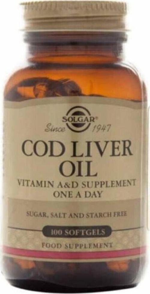 Cod Liver Oil 100 Kapsül
