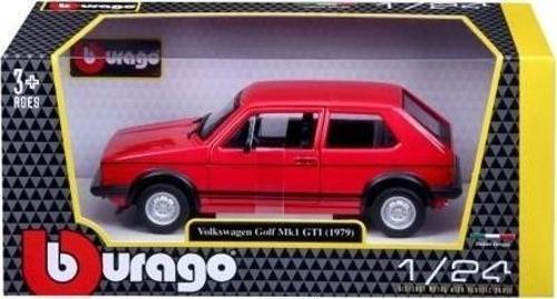 1:24 Burago Volswagen Golf Mk1 Gti Diecast Model Araba