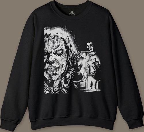 The Exorcist 1973 Devil Film Baskılı Sweatshirt