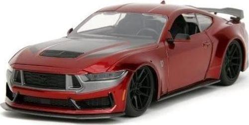 1:24 2024 Ford Mustang GT Dark Horse Die-Cast Araba (Şeker Kırmızısı)