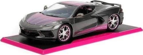Pembe Fişler 1:24 Chevy Corvette Stingray Die-Cast Araba Tabanlı