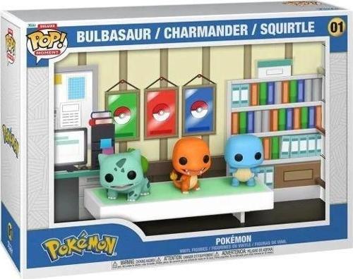 Pop! Moments Deluxe Pokemon - Bulbasaur, Charmander, Squirtle