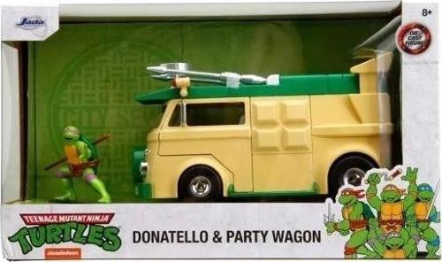 Jada Turtles Parti Vagonu 1:24 Döküm Araba