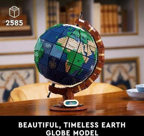 Ideas The Globe 21332 Yetişkinler İçin Yapı Seti (2585 Parça) Hayal Kırıklığı Olmayan Paketleme