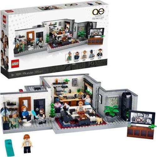 Queer Eye – Fab 5 Loft 10291 Yapı Seti (974 Parça) Açılması Kolay Paketleme